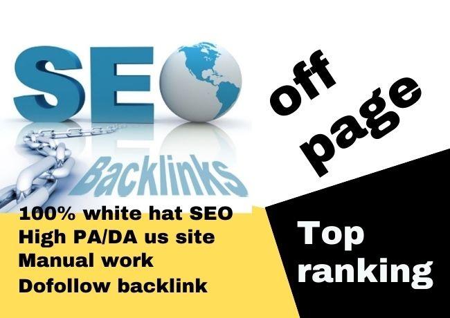 I will do high authority quality backlinks for offpag...