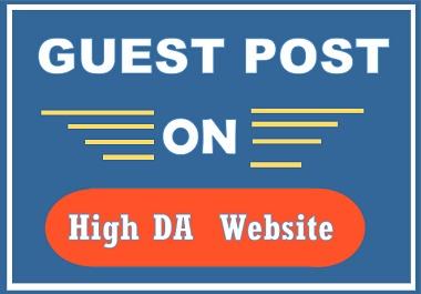 5 Write and publish guest post on high authority webs...
