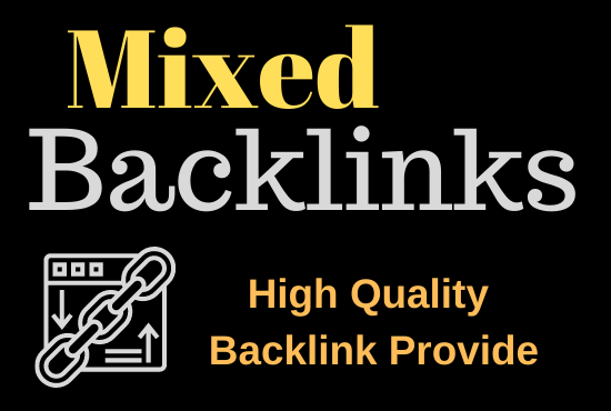 Manual Create 20 Mixed High Quality Backlinks Provide...
