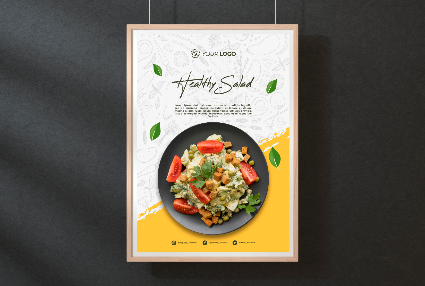 I will design a Professional flyer or poster