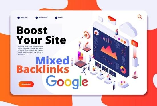 Manually 30 Mixed backlink permanent post with low sp...