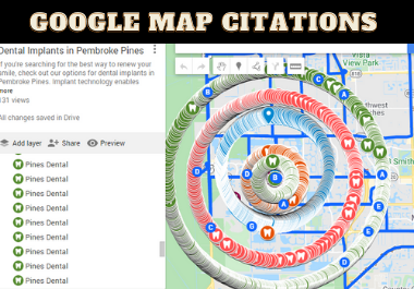 1000 Google map citations rank your GMB, Business &a...