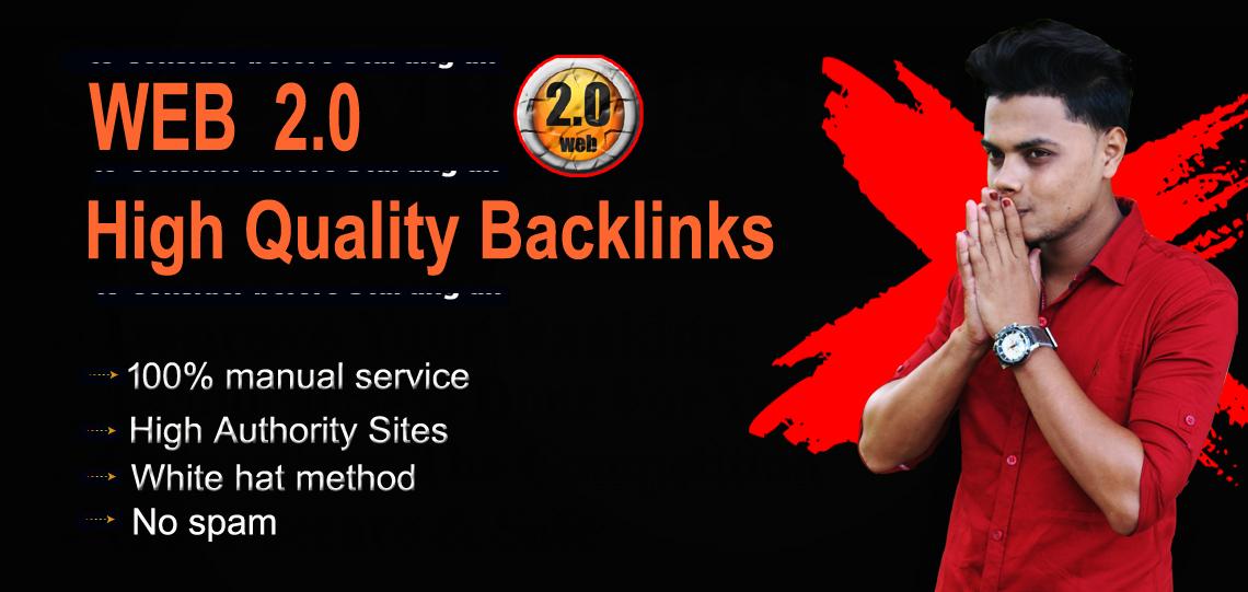 I will create web 2.0 high authority backlinks for to...