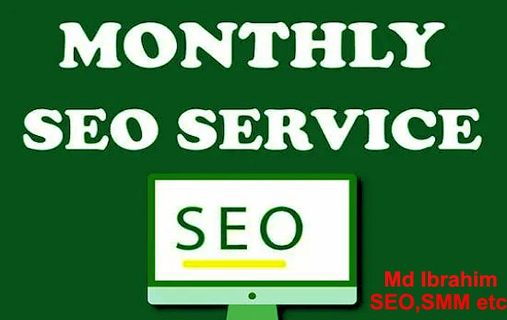 I will do monthly SEO service on page and off page fo...