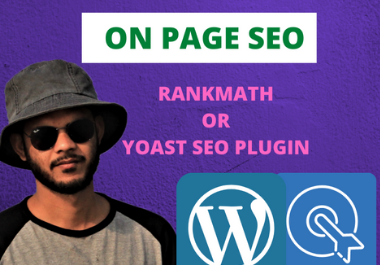 I will provide Word press on page SEO with rank math ...