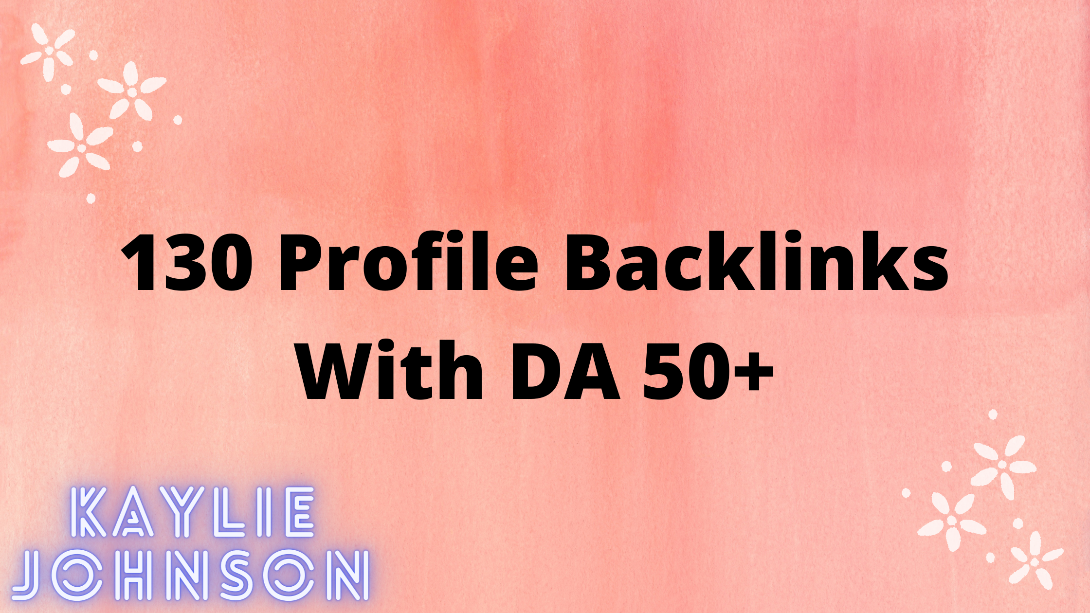 I will Create 130 Dofollow Profile Backlinks With 50+...