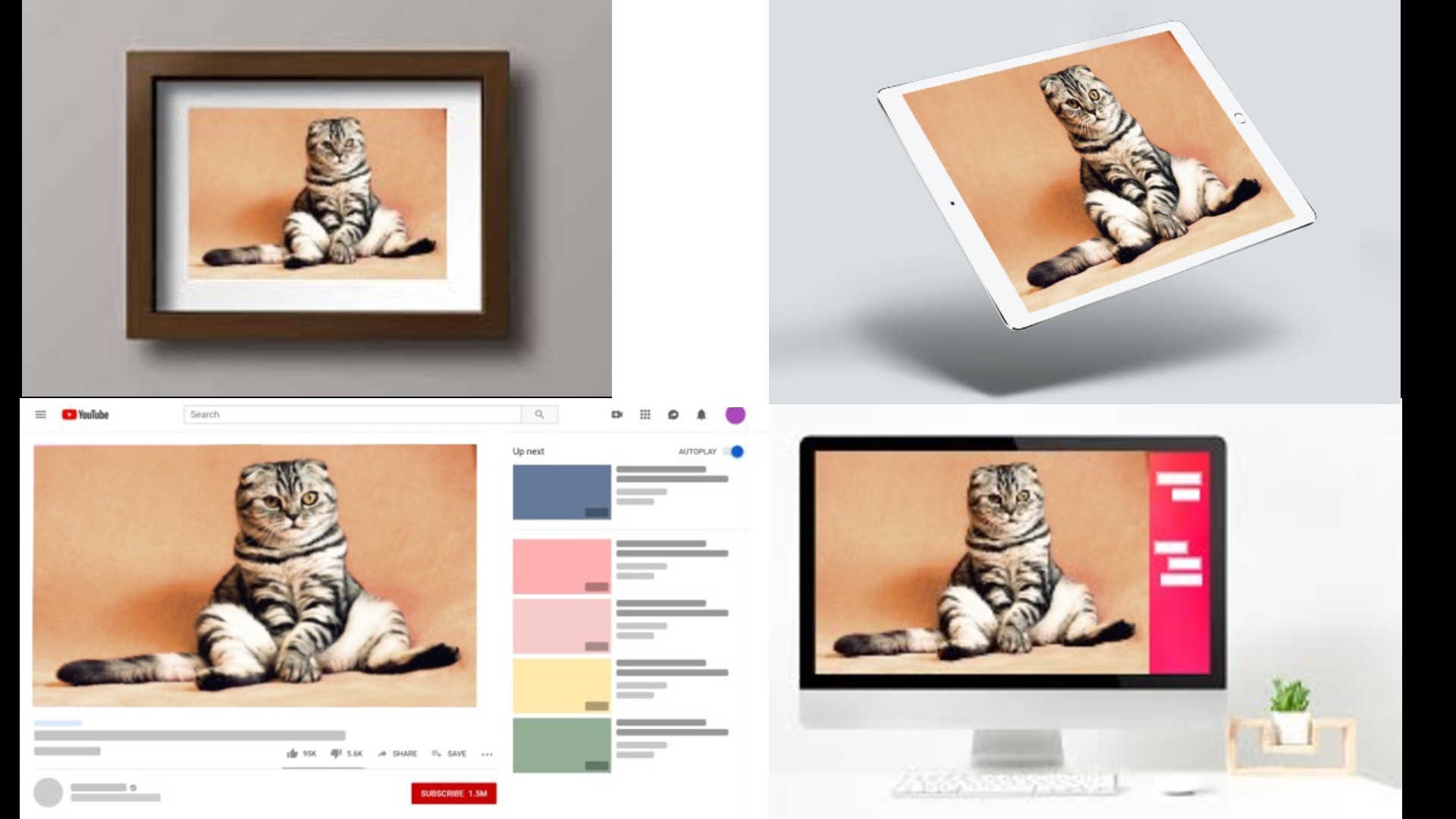 I will design stunning 3D mockups