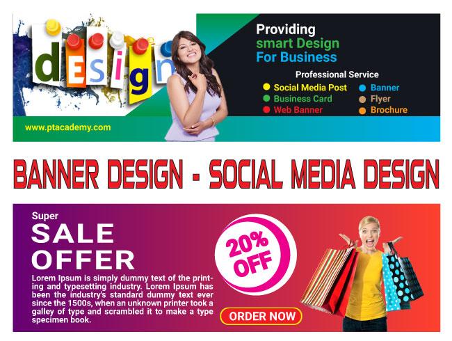 I will design you web banner, cover, pos, ad, hea...