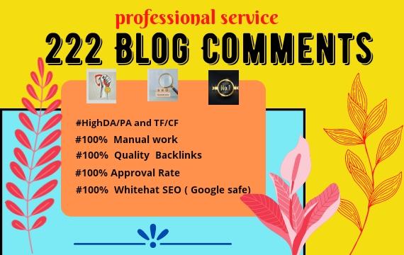 I Will Do 200 High Authority SEO dofollow Blog Commen...