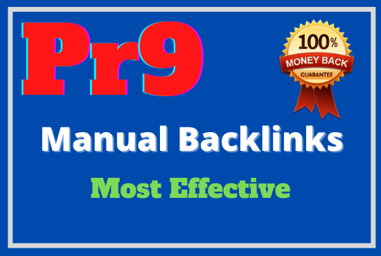I will Manually do 40 pr9 High Authority Backlinks - ...