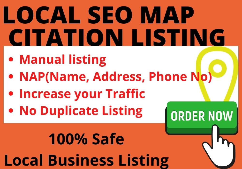 I will create manually 50 local/ business listing bac...