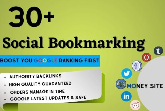 50 Social Bookmarking SEO Backlinks on Dofollow High ...