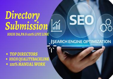 I will do 50 powerful manual directory submission bac...