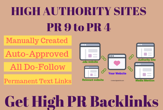 I will build high quality dofollow SEO backlinks for ...