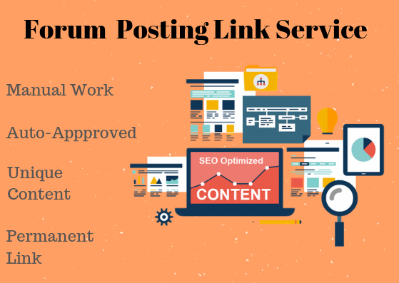 I will make manual HQ forum posting backlinks on high...