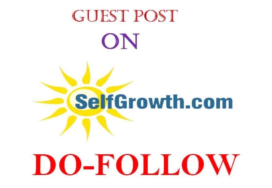 Write and publish a guest post on selfgrowth with dof...