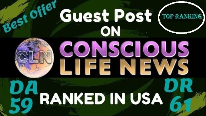 guest post on consciouslifenews USA ranked health blo...