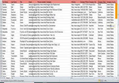 I will do Provide 100 lead generation, email address...