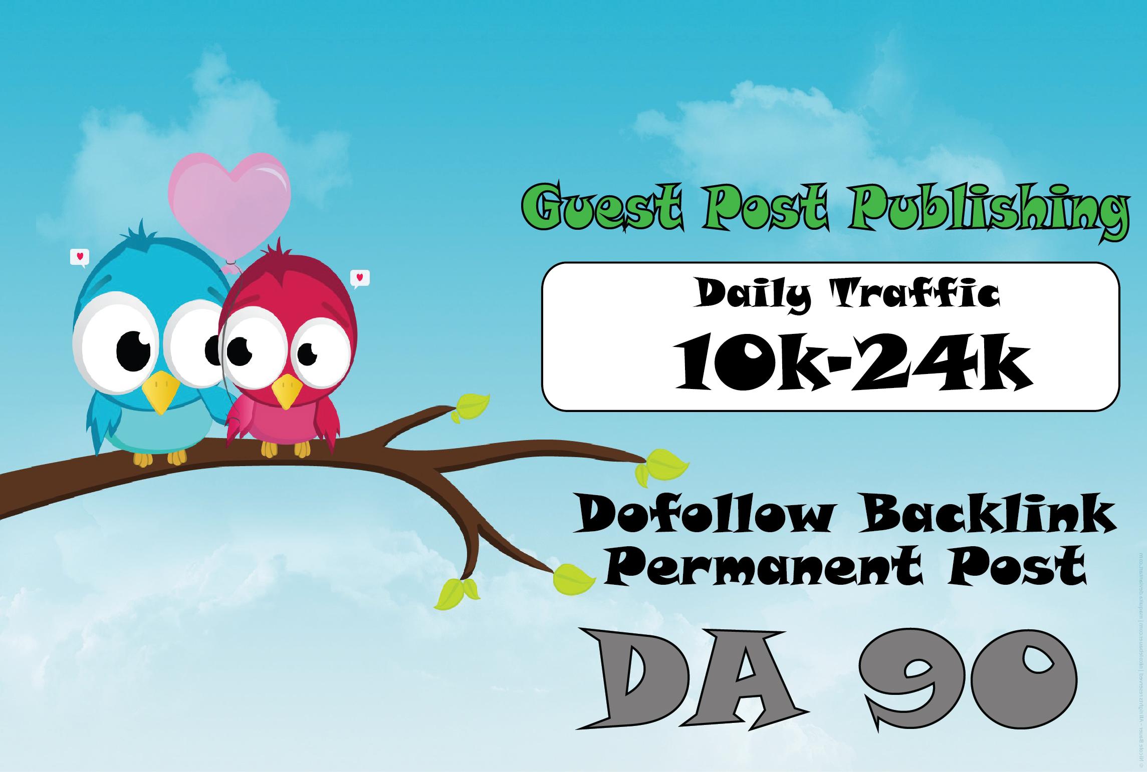 Write and Publish 3 Guest Posts SEO backlinks on High...