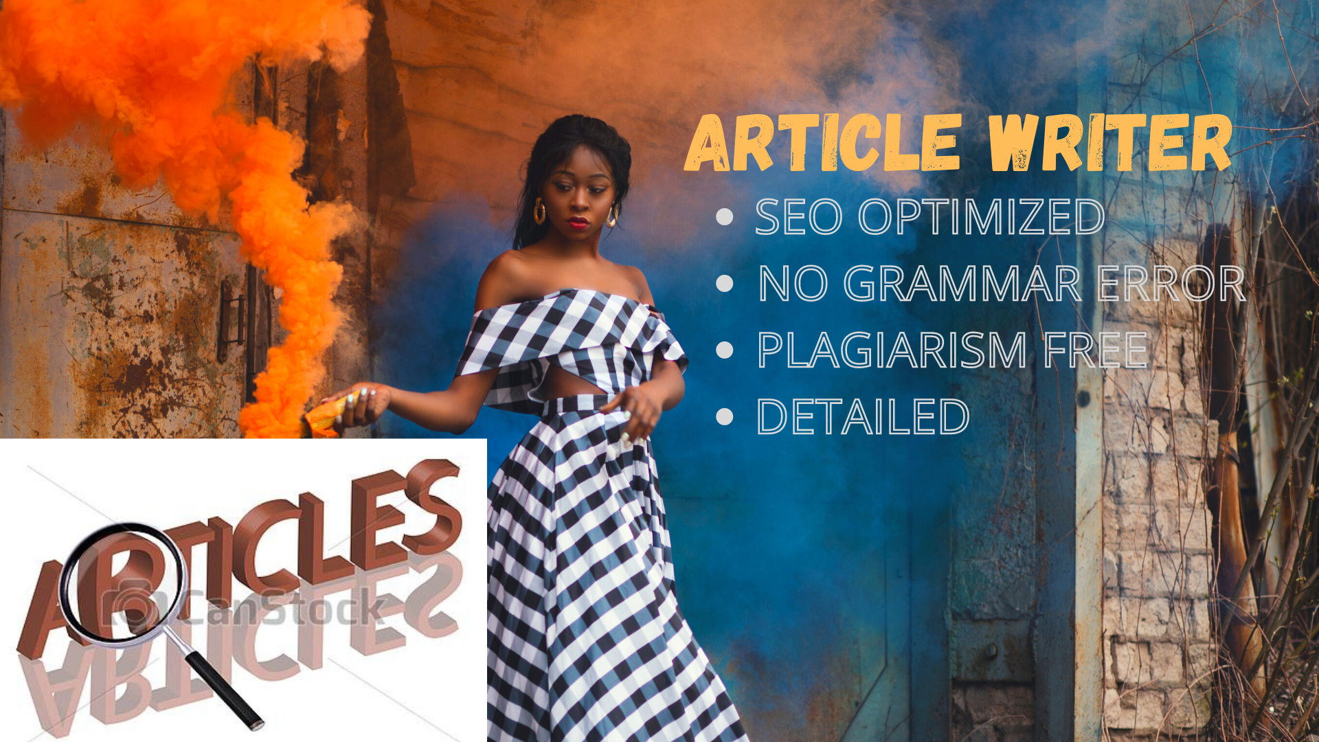 I will write top qualities articles