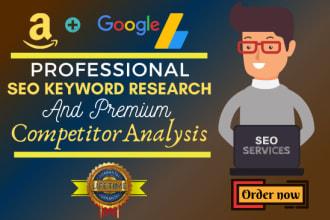 I will do fantastic SEO keyword Research