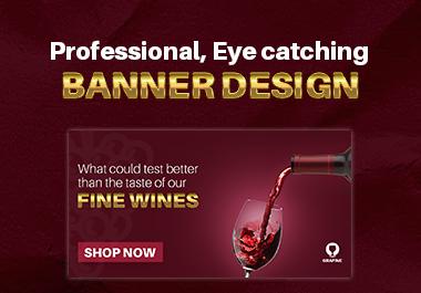 I'll Design professional attractive web banner and po...