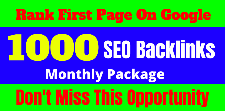 Rank Your Website on Google, 30 Days All In One 1000...