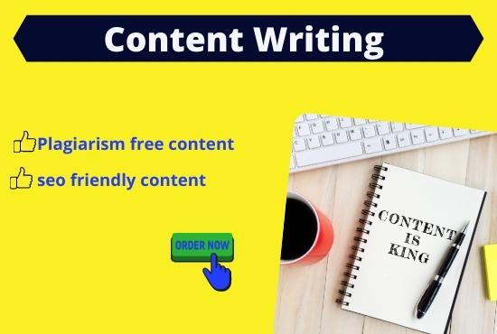 I will write 1500 words SEO friendly content for your...