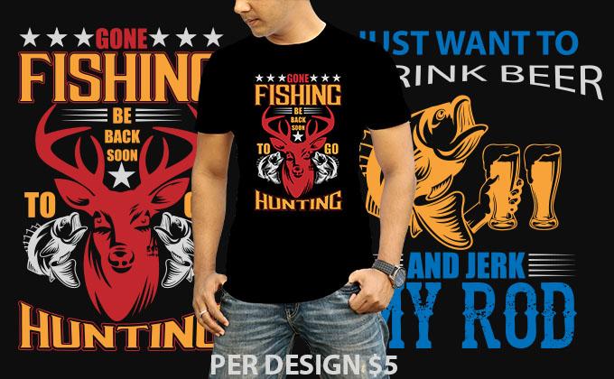 I will do creative typography t-shirt design for tees...