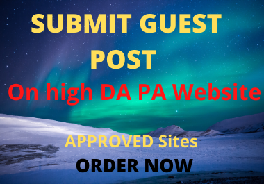 I will publish your quality Guest post on Top 10 site...