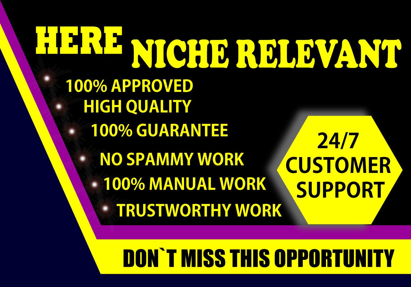 I will create 100 Niche Relevant Blog Comment seo bac...