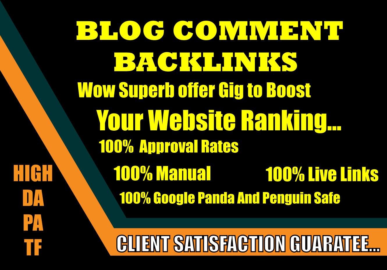 I Will Create 100 Blog Comments + 100 Social Bookmark...