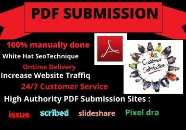 Manual 20 PDF Submission low spam high authority webs...