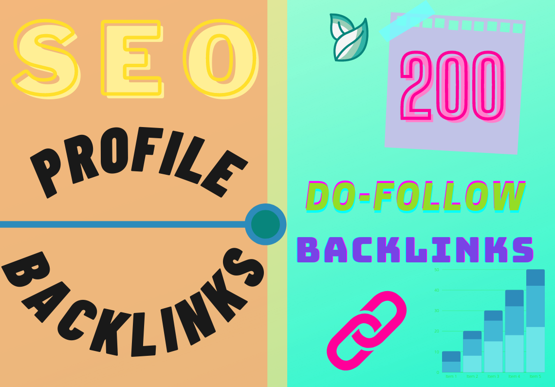 200 Do-Follow Profile Backlinks HQ DA 70+ Manually Cr...