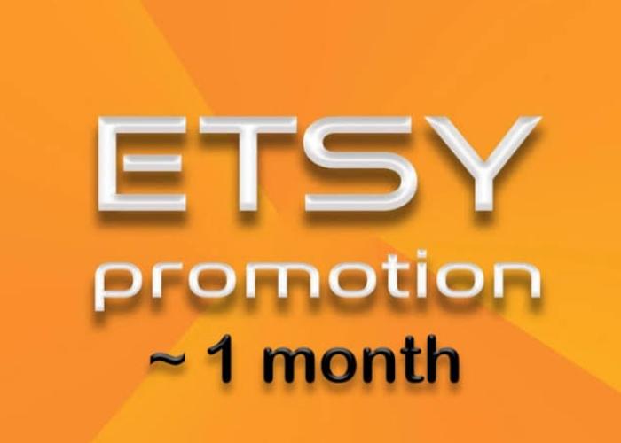 I will promote your etsy shop to get sales