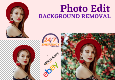 Do 25 Background removal/Background Change in 5 hours
