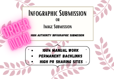 I will manually submit infographic on 25 high authori...