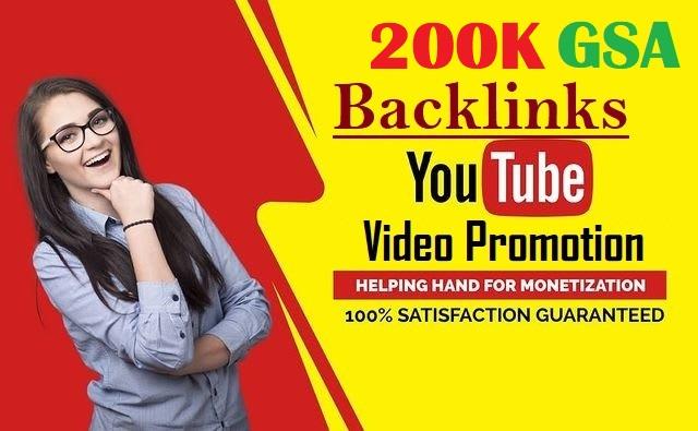 High Quality Verified 200,000 GSA SEO YOUTUBE Backlin...