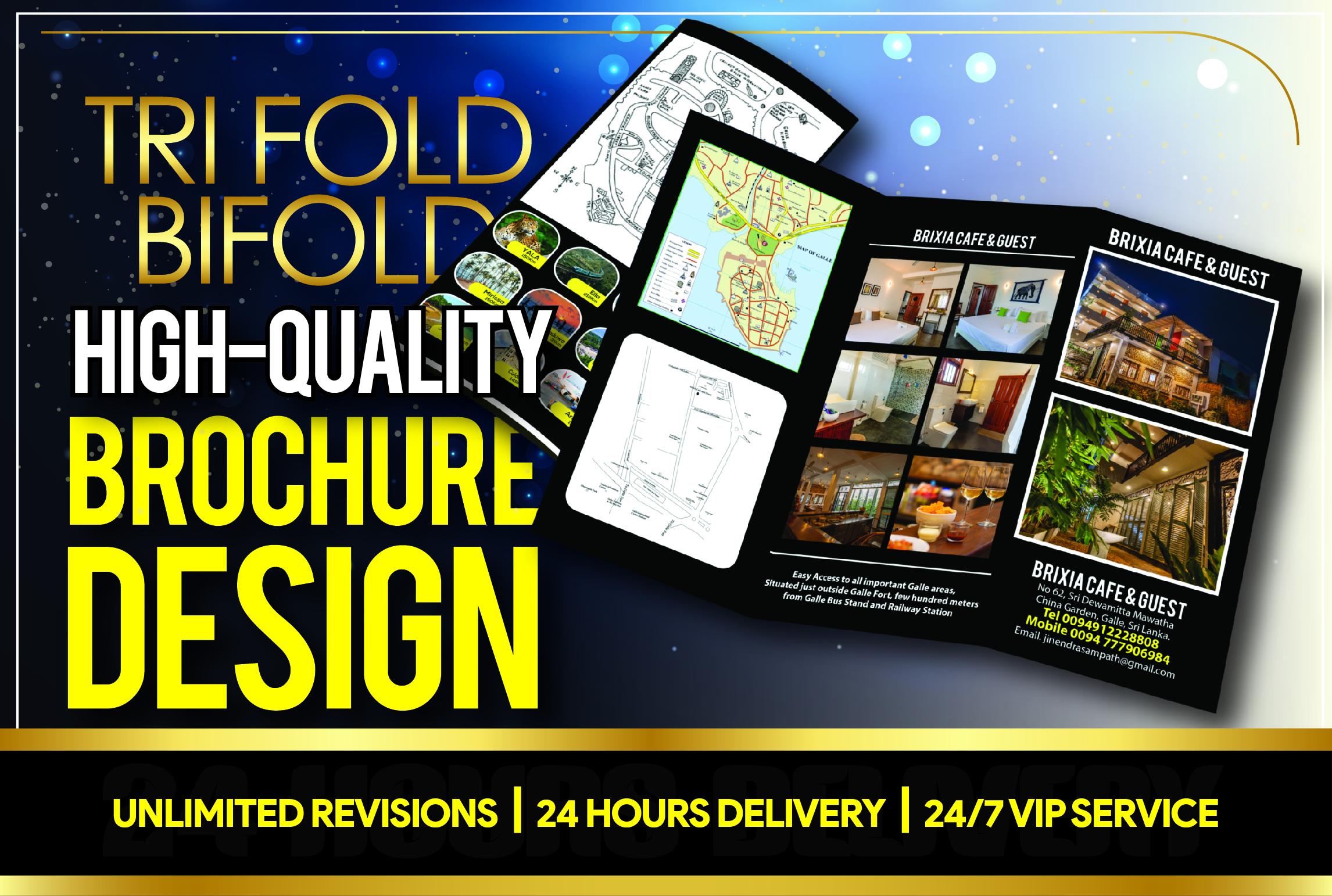 I will design a amazing brochure, flayer, poster