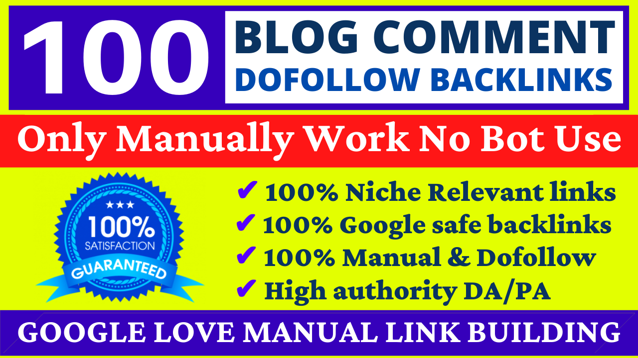 100+ Dofollow Permanent Blog Comments Backlinks High ...