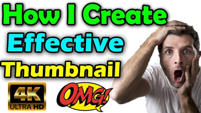 I will design amazing youtube thumbnail