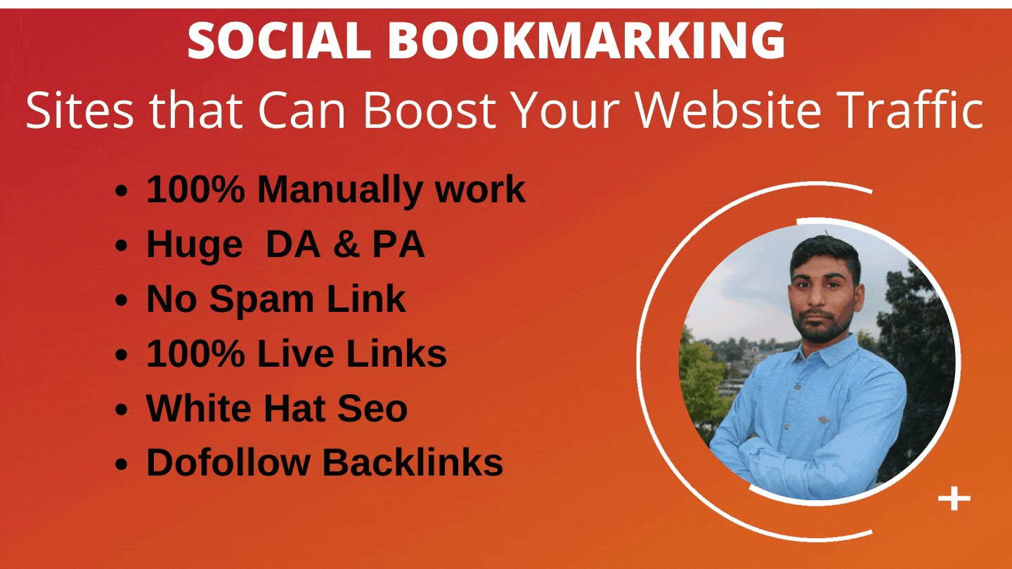 I will create 70+SEO optimized social bookmarks backl...