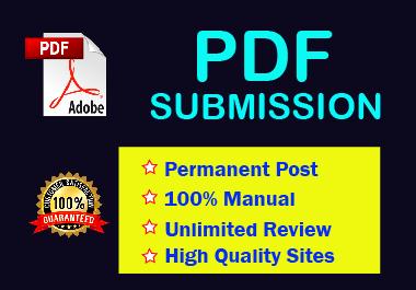 20 PDF Submission on High authority website low spam ...