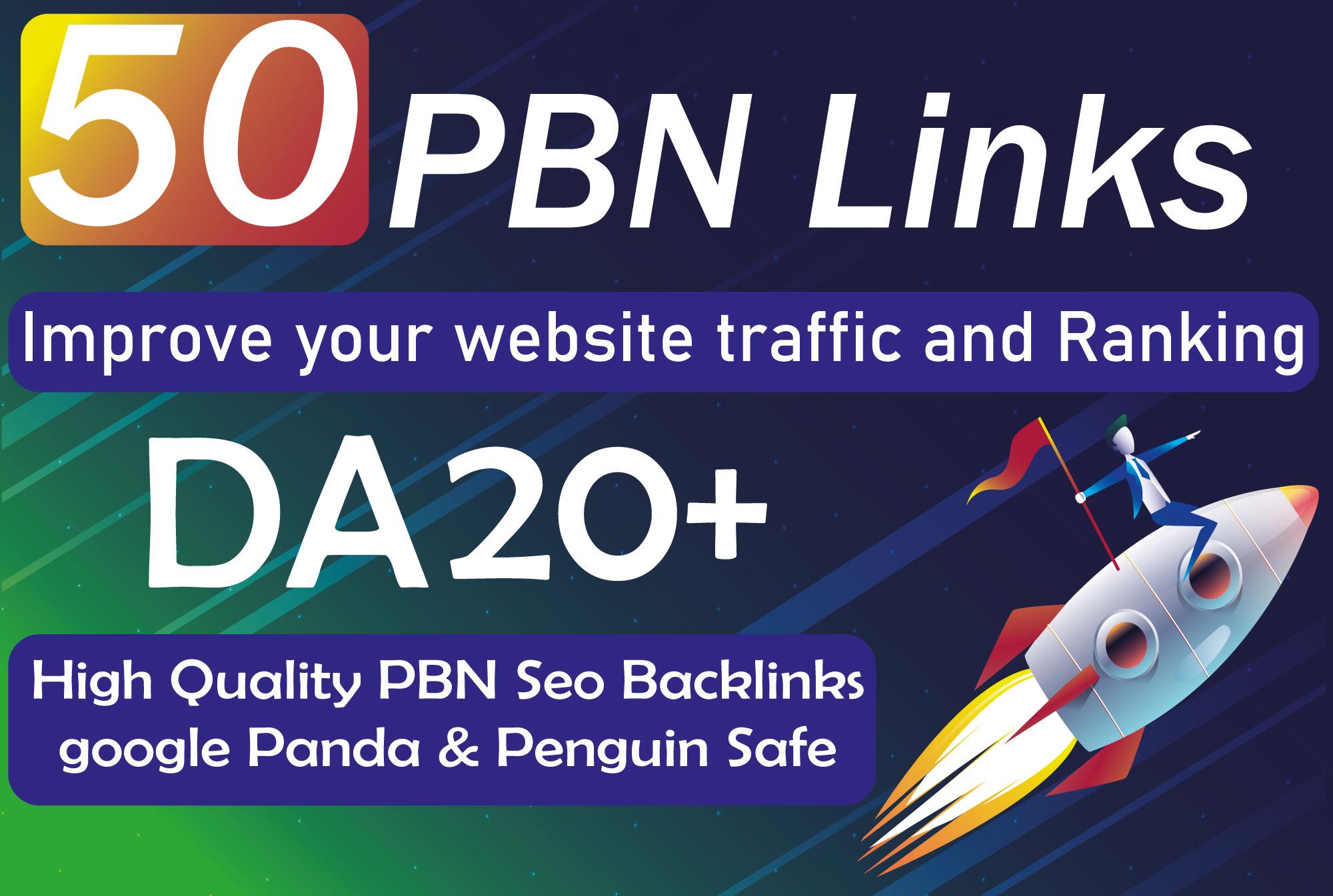 create 50 quality dofollow pbn that will boost your s...