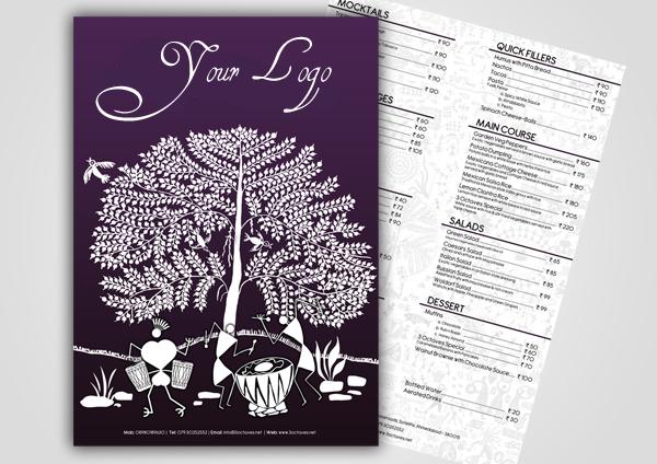 Design restaurant/bar/cafe menu card - double sided/t...