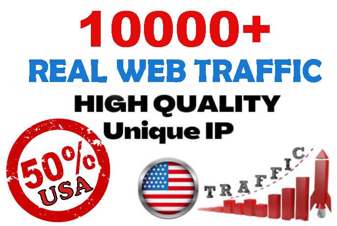 10000+ Unique Website Traffic 50 percent USA to your ...