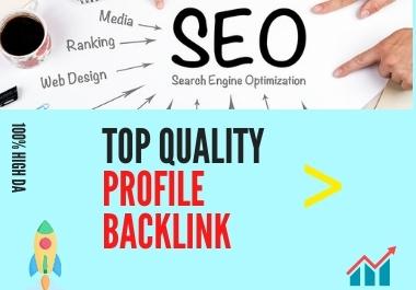 I will manually create 100+ high quality profile back...
