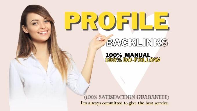 I will create 100+ high authority profile backlinks f...