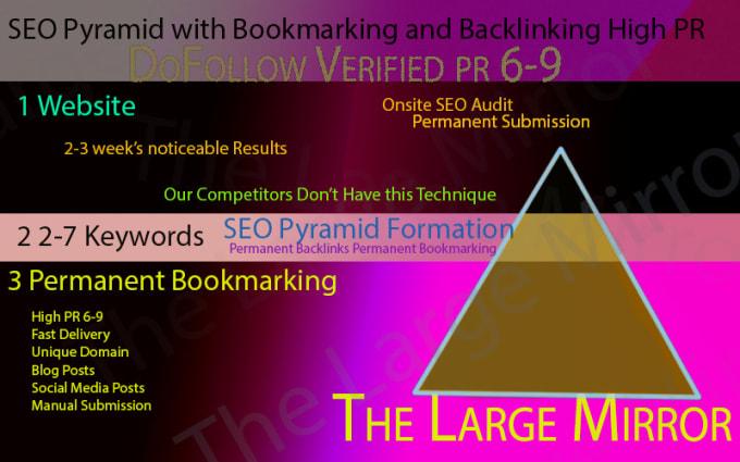 I will do create an SEO pyramid with pr9 backlinking