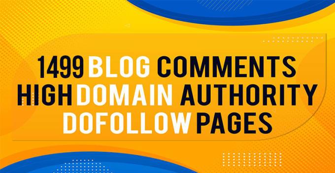 I will do manually create 1499 dofollow blog comments...